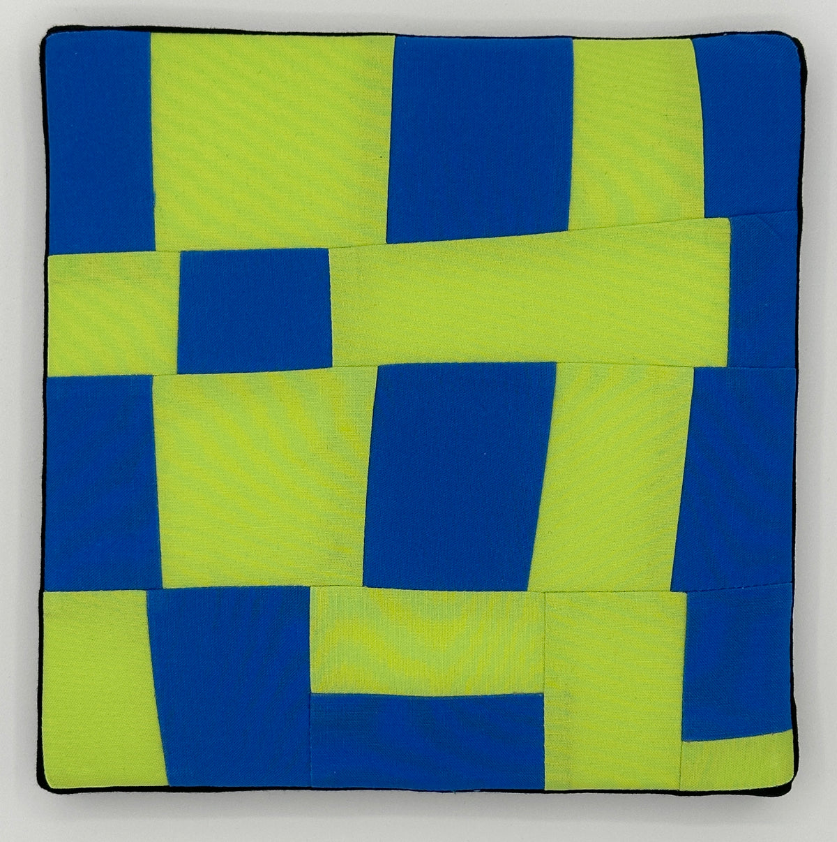 Blue and yellow rectangles