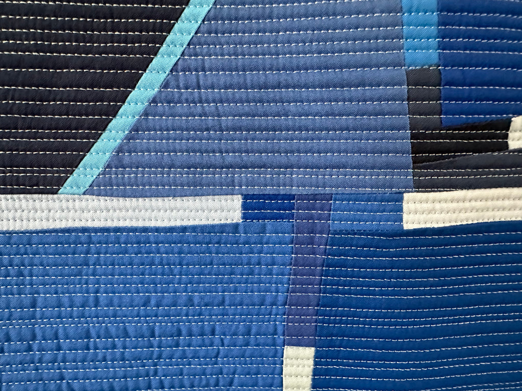 Syncopated Blues Art Quilt