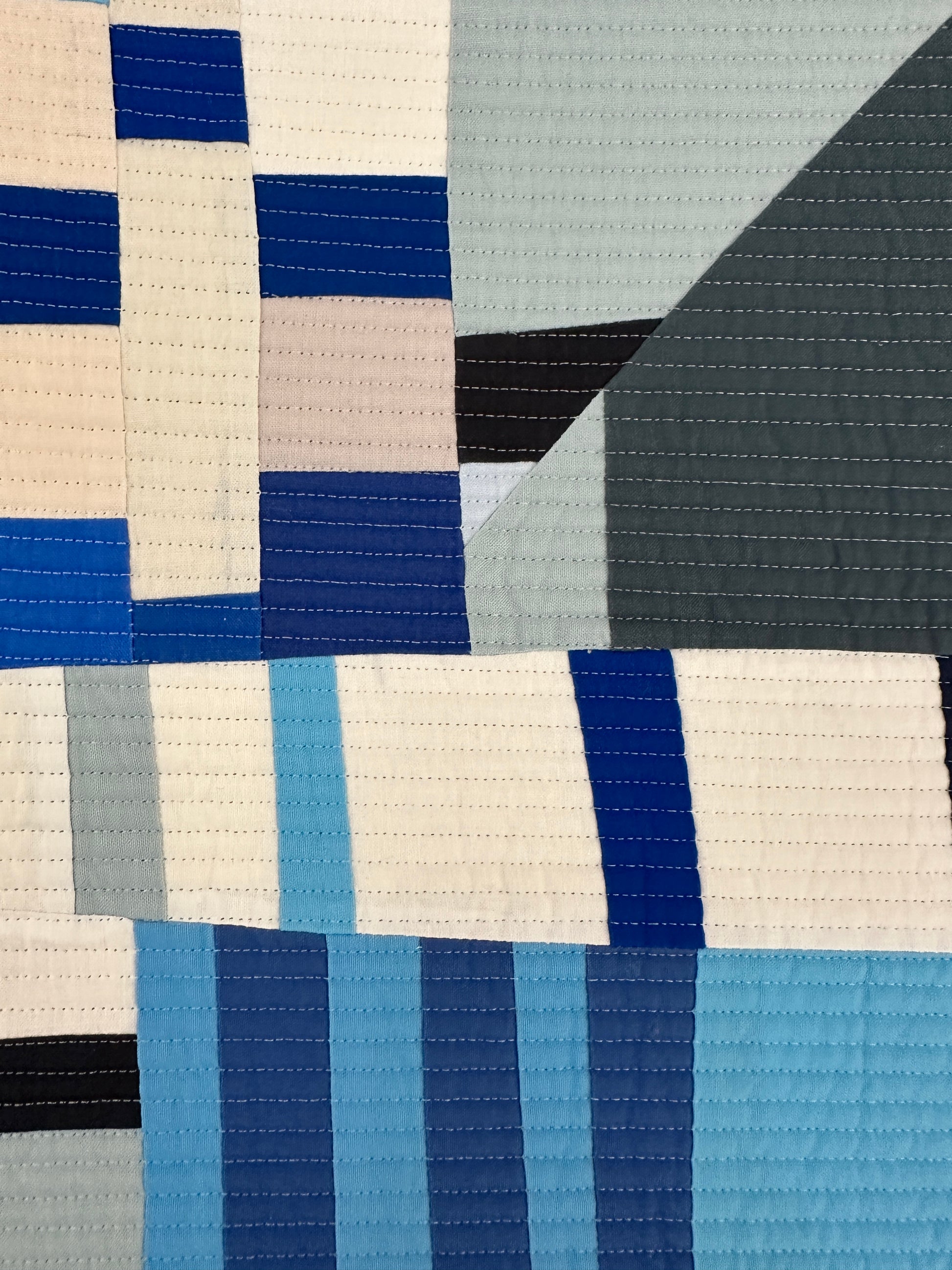 Left Turn #2 Art Quilt