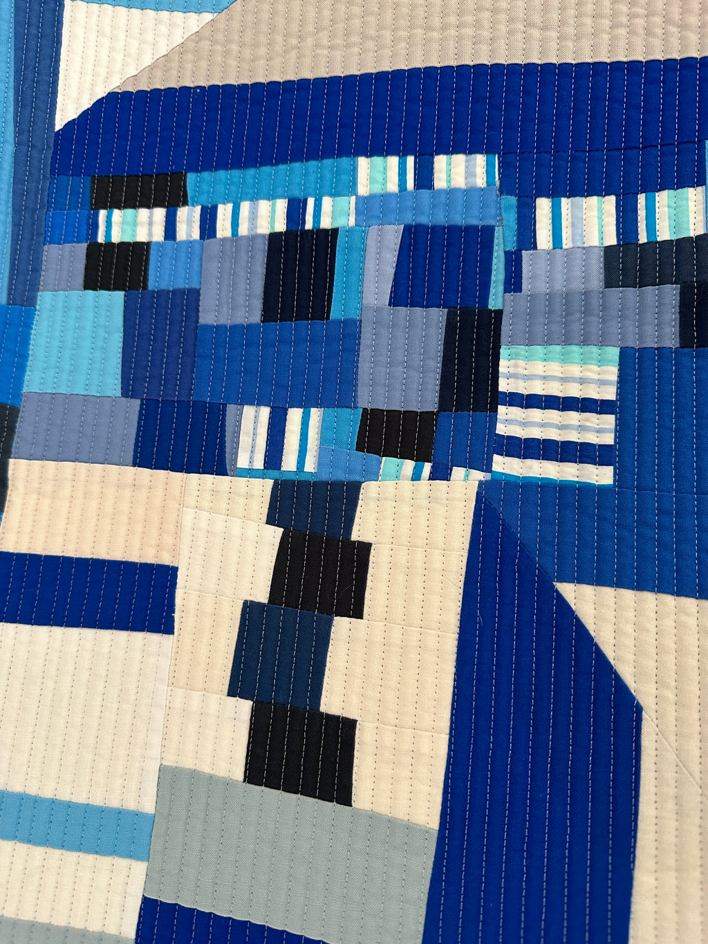 Left Turn #2 Art Quilt