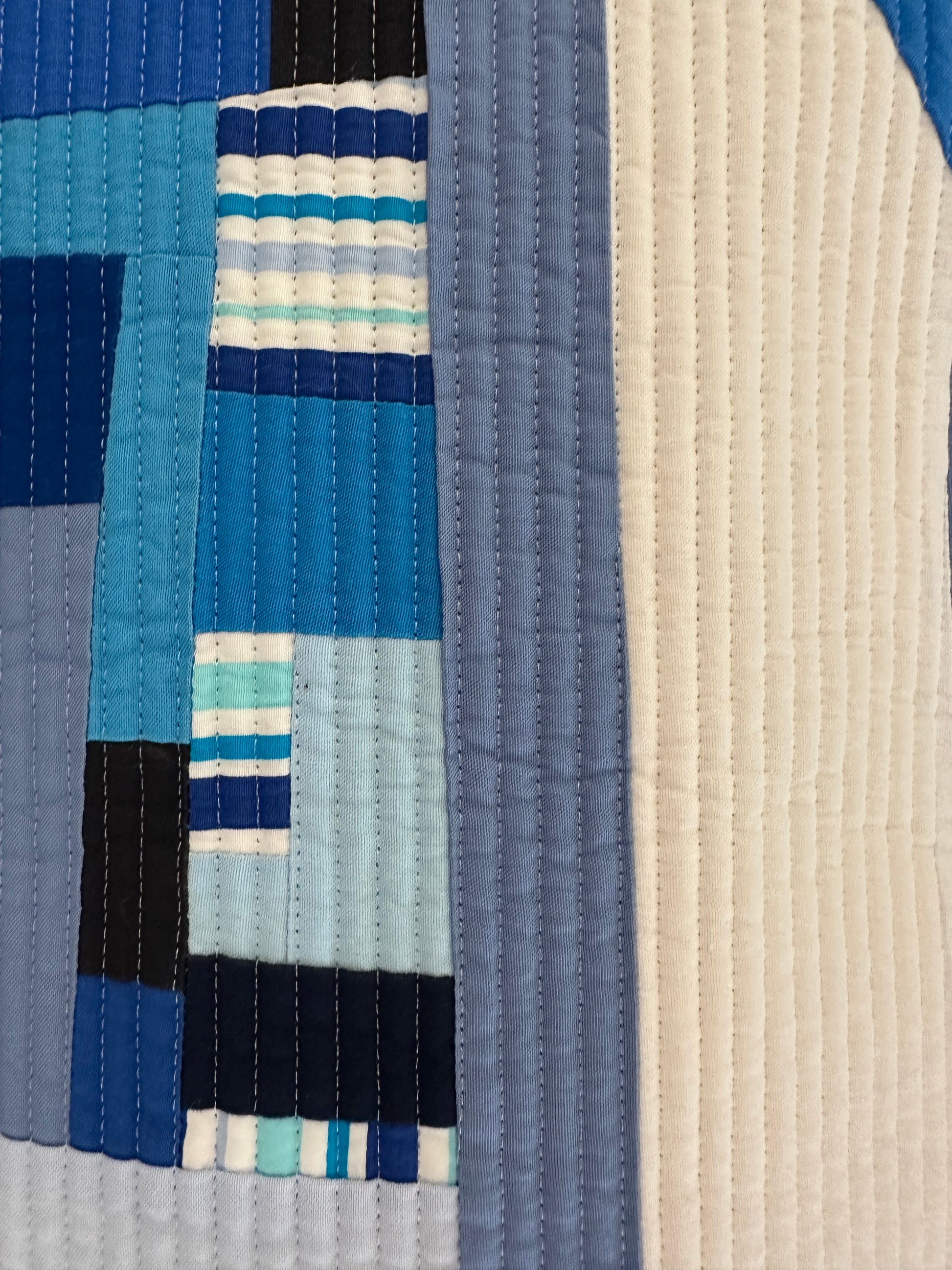 Left Turn #2 Art Quilt