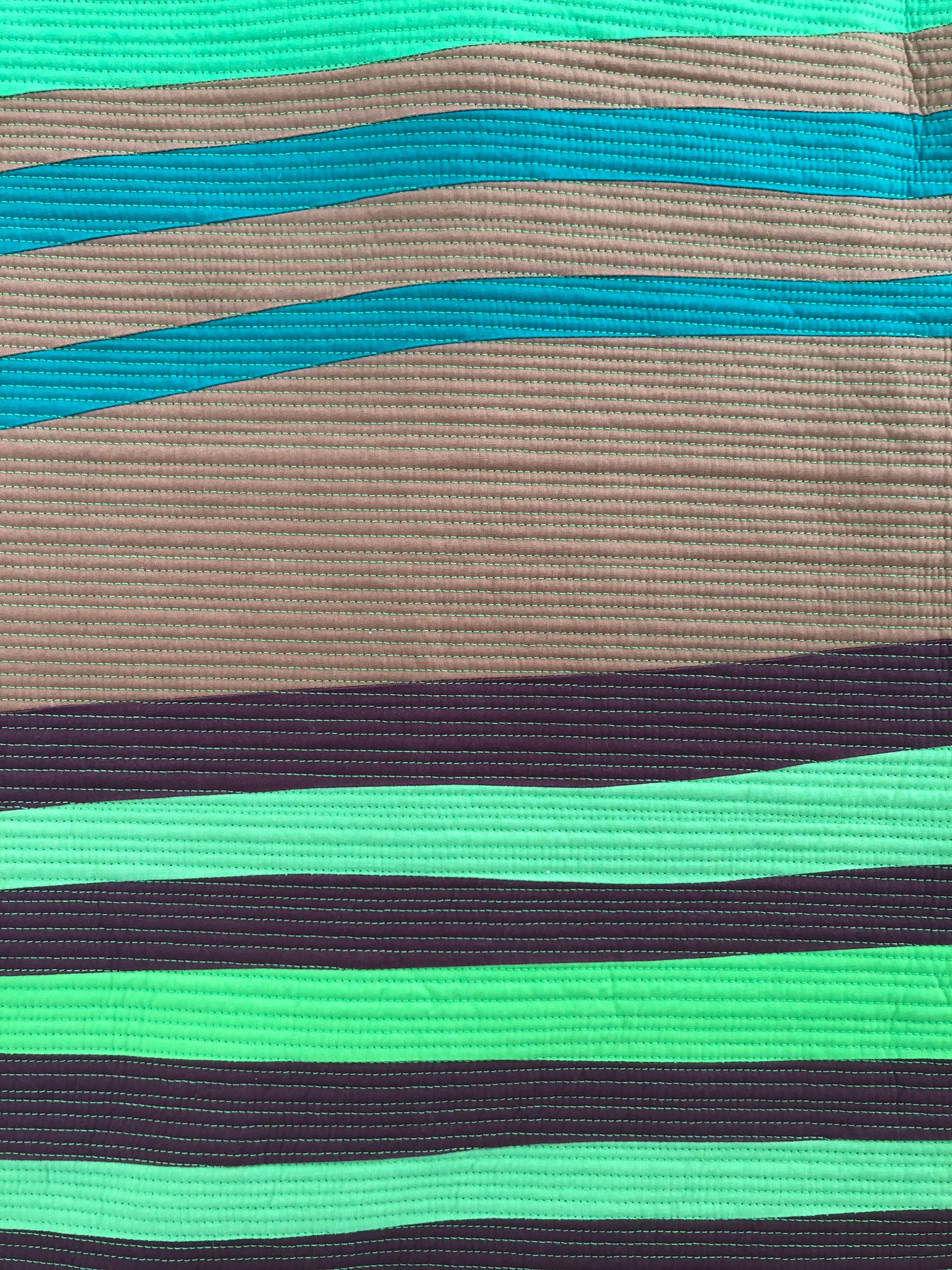 Green Pastures Art Quilt